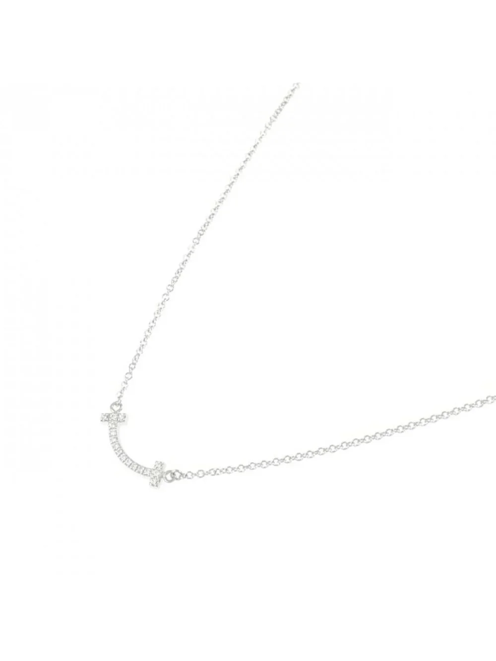 Tiffany & Co T Smile Mini Necklace